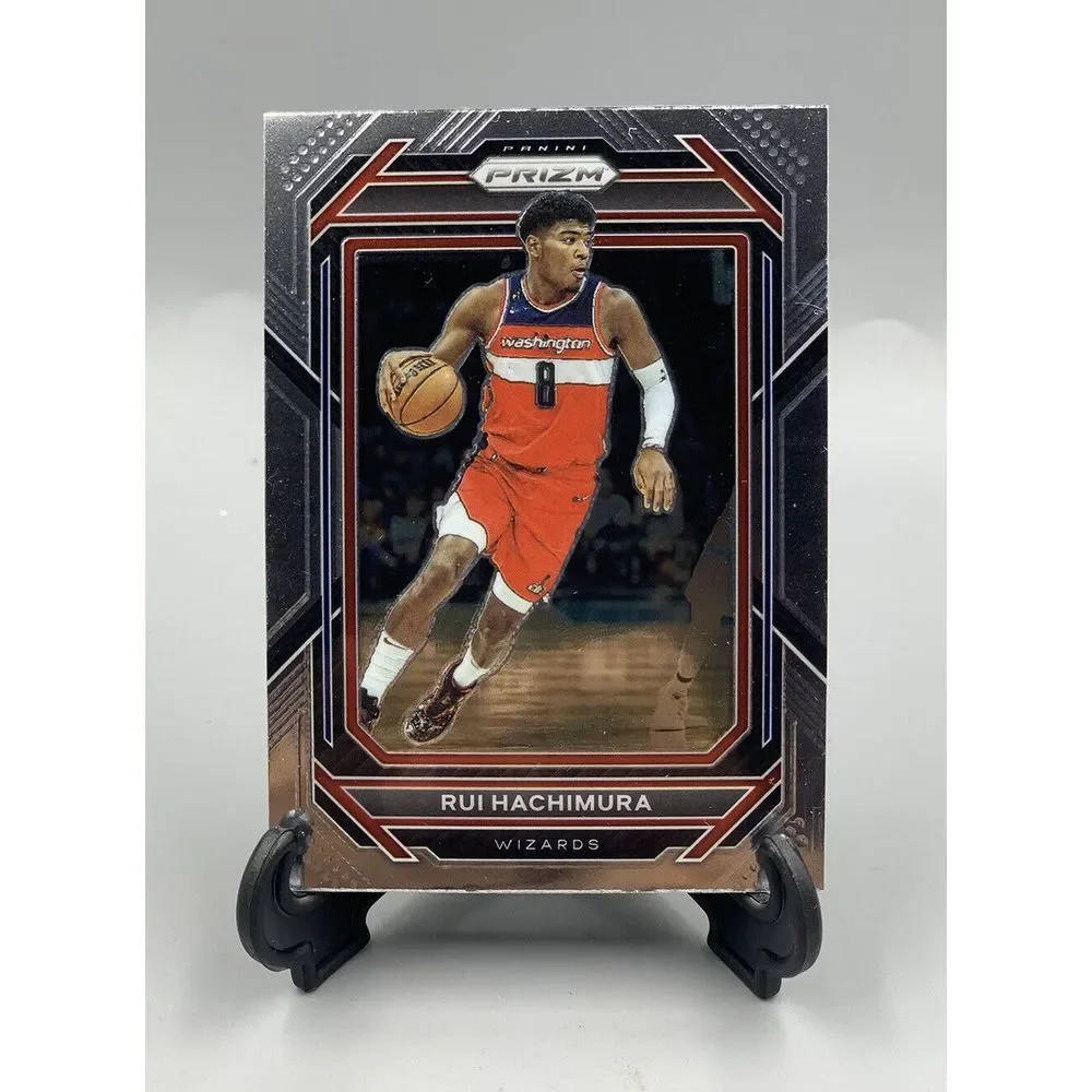2022-23‎ Panini Prizm Basketball Base Card Rui Hachimura #190 Wizards Lakers